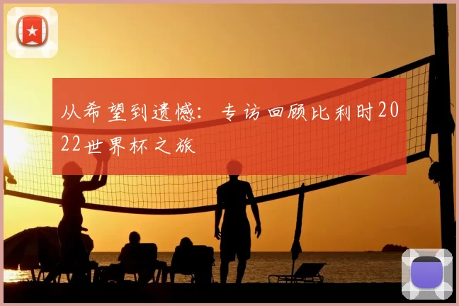 从希望到遗憾：专访回顾比利时2022世界杯之旅